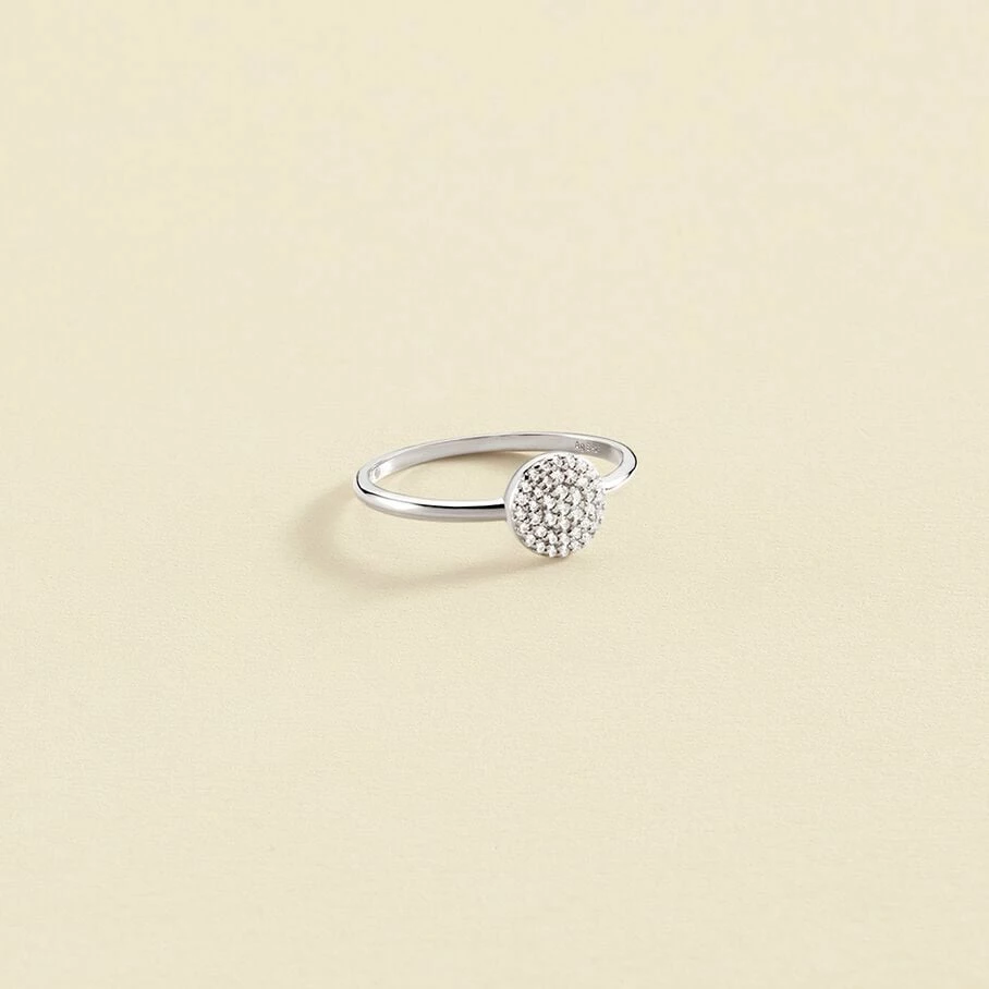 Bague Fine CRISTAL - Cristal / Argenté 1 Bague Fine CRISTAL - Cristal / Argenté