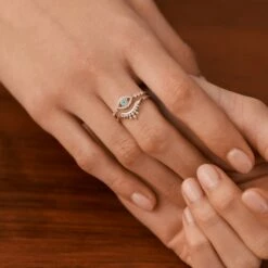 Bague Fine LUCKY EYE - Cristal / Argenté -AGATHA Soldes 02220493 136 52 M2