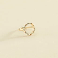 Bague Fine RAINBOW - Multicolore / Doré