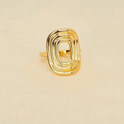 Bague Large SOUL - Doré