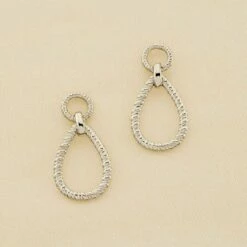 Boucles D'oreilles Pendantes HARMONIE - Argenté