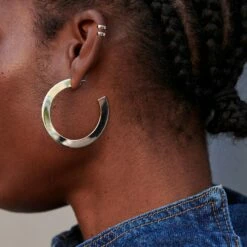 Créoles LINES - Argenté -AGATHA Soldes 02320817 050 TU M2