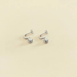 Créoles IMPERIAL - Cristal / Argenté