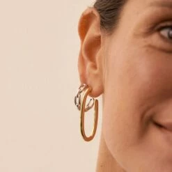 Créoles CHAIN - Doré -AGATHA Soldes 02350944 157 TU M2