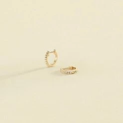 Créoles AUSTRAL - Cristal / Doré