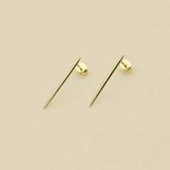 Boucles D'oreilles Pendantes RADIEUX - Doré