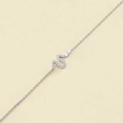 Bracelet Souple SNAKY - Cristal / Argenté