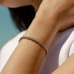 Bracelet Souple ARGENT - Argenté -AGATHA Soldes 02420762 050 TU M2