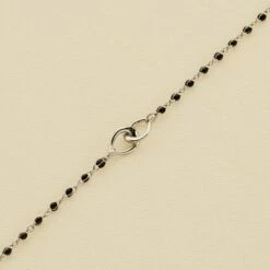 Bracelet Souple SMARTY - Noir / Argenté