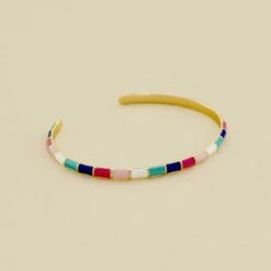 Jonc BONHEUR - Rose/blanc/bleu