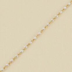 Bracelet Souple SMARTY - Blanc / Doré