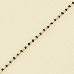 Bracelet Souple SMARTY - Noir / Doré