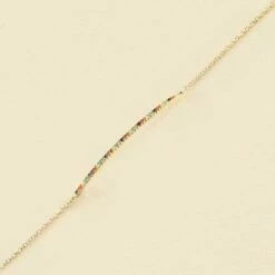 Bracelet Souple RAINBOW - Multicolore / Doré