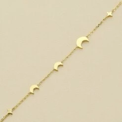 Bracelet Souple LUNAISON - Doré