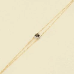 Bracelet Souple IMPERIAL - Noir / Doré