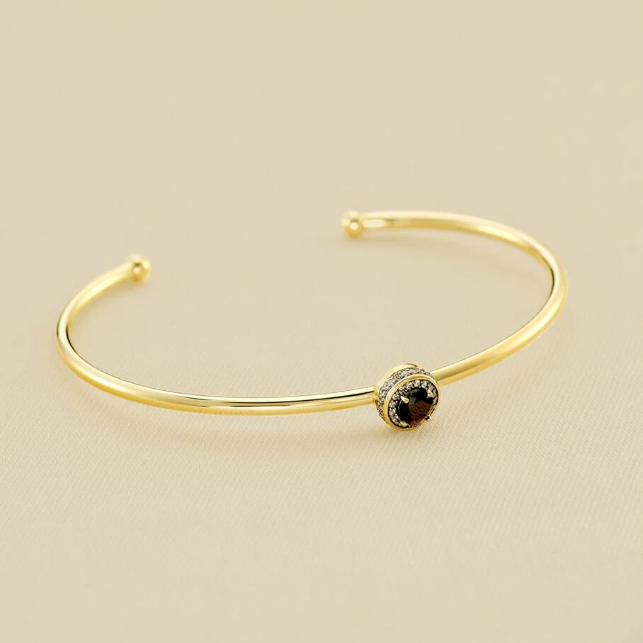 Jonc IMPERIAL - Noir / Doré 1 Jonc IMPERIAL - Noir / Doré