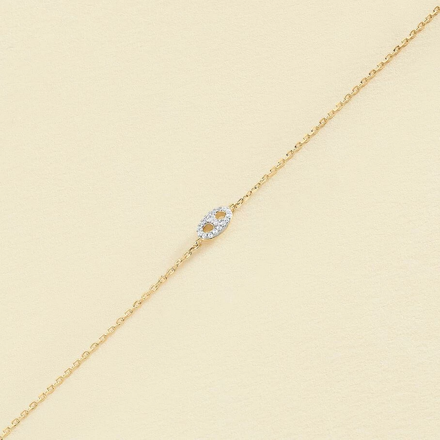 Bracelet Souple ETREINTE - Argenté / Doré 1 Bracelet Souple ETREINTE - Argenté / Doré