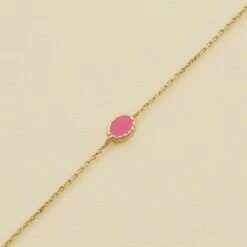 Bracelet Souple ATMA - Nacre /rose