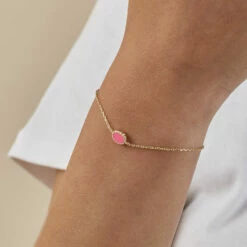 Bracelet Souple ATMA - Nacre /rose -AGATHA Soldes 02490079 642 TU M2