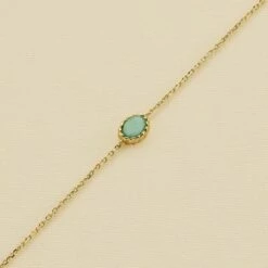 Bracelet Souple ATMA - Amazonite/ Jaune