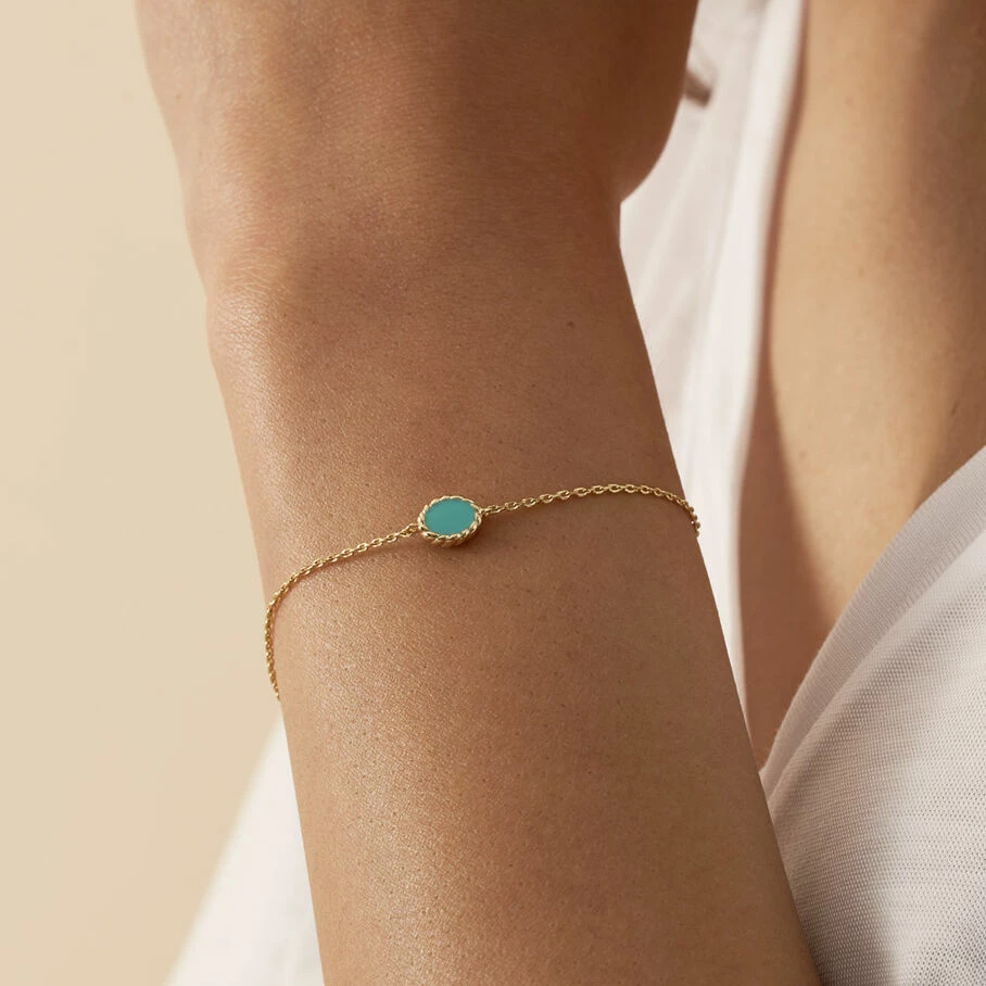 Bracelet Souple ATMA - Lapis/ Bleu 3 Bracelet Souple ATMA - Lapis/ Bleu – Image 3