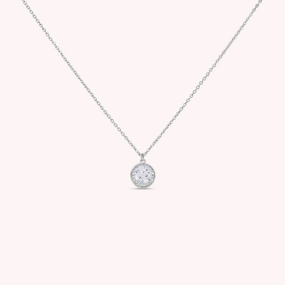 Collier Ras Du Cou IMPERIAL - Cristal / Argenté 1 Collier Ras Du Cou IMPERIAL - Cristal / Argenté