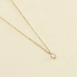 Collier Ras Du Cou PRISMA - Cristal / Doré