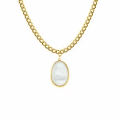 Sautoir CARAIBES - Nacre / Doré