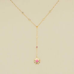 Collier Mi-long RODEO - Multicolore / Doré