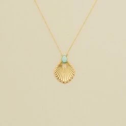 Collier Mi-long ARLEQUIN - Amazonite