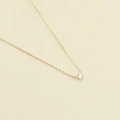 Collier Ras Du Cou BRILLANT - Cristal / Doré