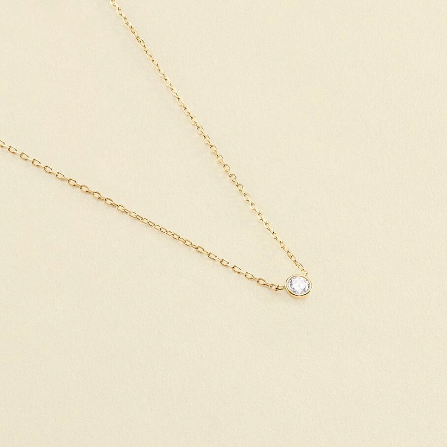 Collier Ras Du Cou BRILLANT - Cristal / Doré 1 Collier Ras Du Cou BRILLANT - Cristal / Doré