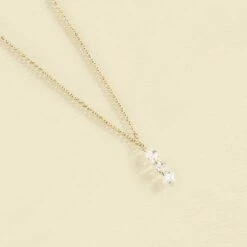 Collier Ras Du Cou PETILLE - Cristal / Doré