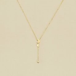 Sautoir LUNAISON - Doré