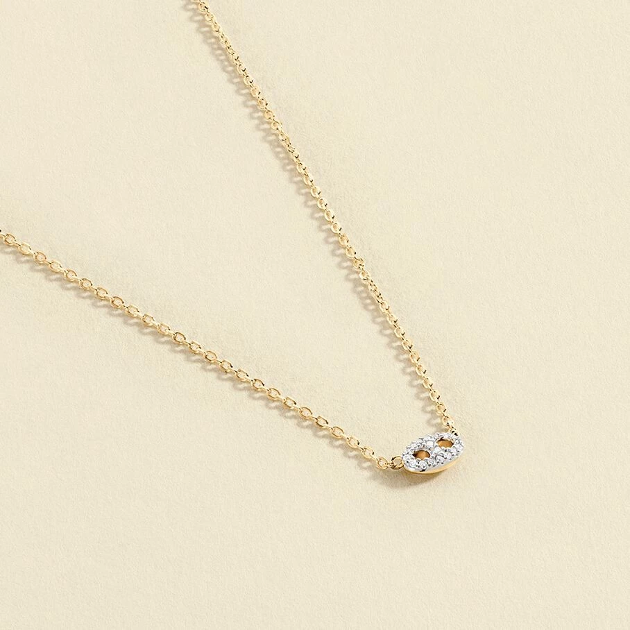 Collier Ras Du Cou ETREINTE - Argenté / Doré 1 Collier Ras Du Cou ETREINTE - Argenté / Doré