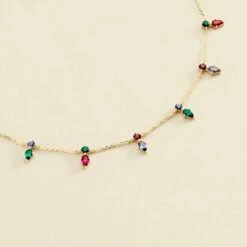 Collier Ras Du Cou ASTRE - Multicolore / Doré