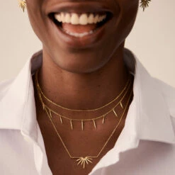 Collier Ras Du Cou RADIEUX - Doré -AGATHA Soldes 02690142 157 TU M2